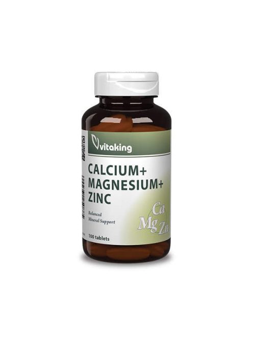 Vitaking Kalcium-Magnézium-Cink Tabletta 100 db