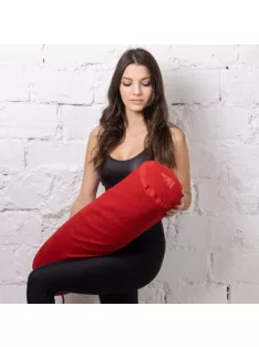   PRANA Standard huzat 70X20 cm yoga hengerhez  - Piros - CSAK KÜLSŐ HUZAT