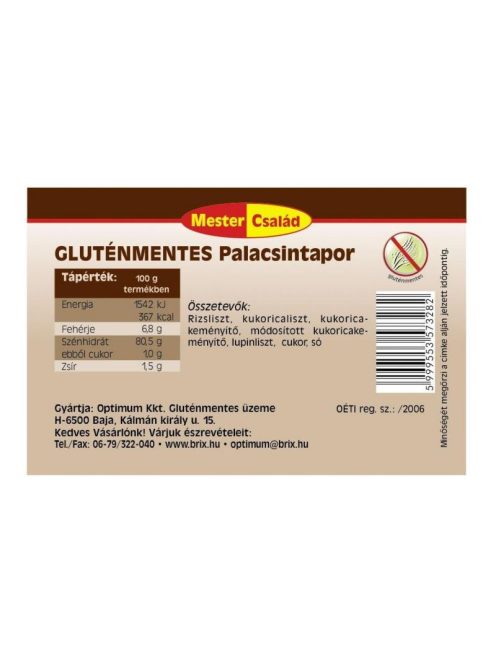 Mester Család Gluténmentes Palacsintapor 200 g