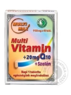 Dr. Chen Multimax Vitamin+q10+szelén Tabletta 40 db