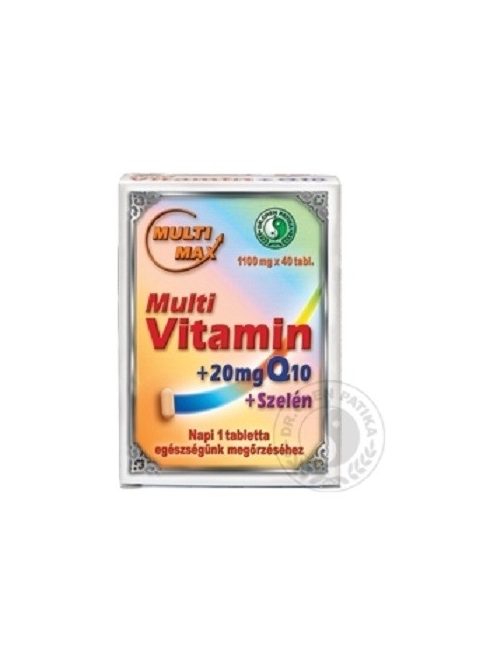 Dr. Chen Multimax Vitamin+q10+szelén Tabletta 40 db
