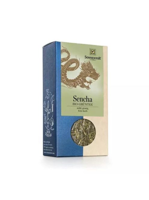 Sonnentor Bio szálas dobozos Sencha zöld tea 70g 