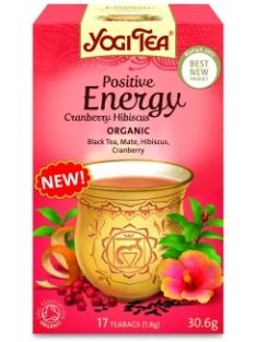   Yogi Bio fűszeres tea, Pozitív energia áfonyával és hibiszkusszal 17 filter 30 g