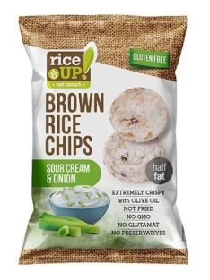 Rice Up Barnarizs Chips Hagymás-Tejfölös 60 g