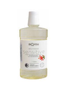   Bio2you natúr szájvíz sensitive aloe vera, homoktövis, mentaolaj és zsálya kivonattal 500 ml