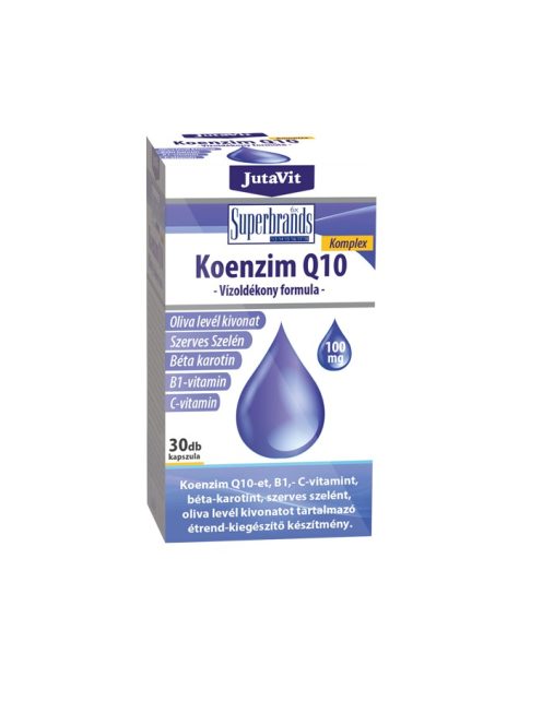Jutavit koenzim q10 100 mg vízoldható 30 db