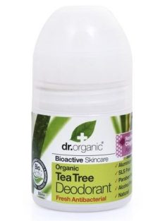   Dr. Organic Bio Teafa antibakteriális golyós dezodor (deo roll-on) 50 ml
