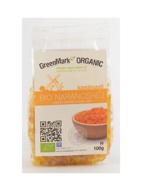 Greenmark Bio Kandírozott Narancshéj 100 g