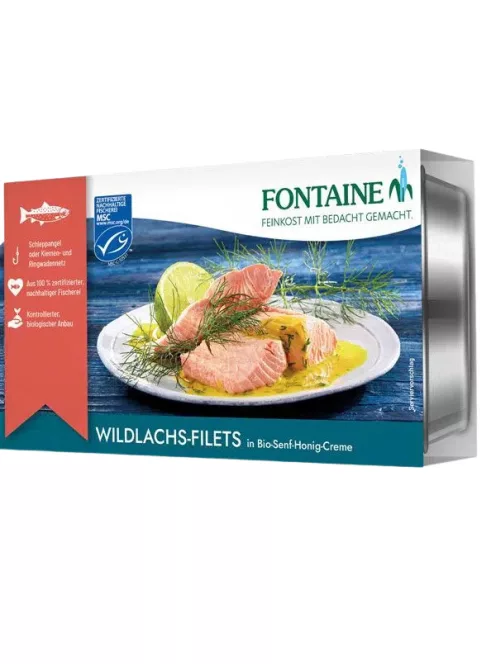 Fontaine Vadlazac bio mézes-mustáros szószban 200g