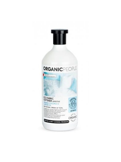 Organic People Öko Szenzitív Öblítő bio kókusszal és mandulaolajjal 1000 ml