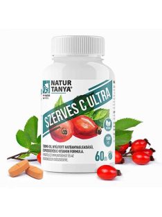  Natur Tanya - Szerves C Ultra 1500 mg Retard C-vitamin, csipkebogyó kivonattal 60 db