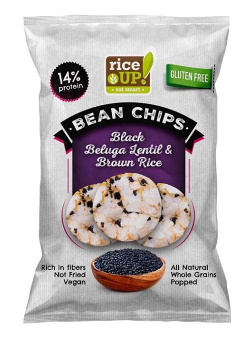 Rice Up Rizs Chips Beluga Lencsével 60 g
