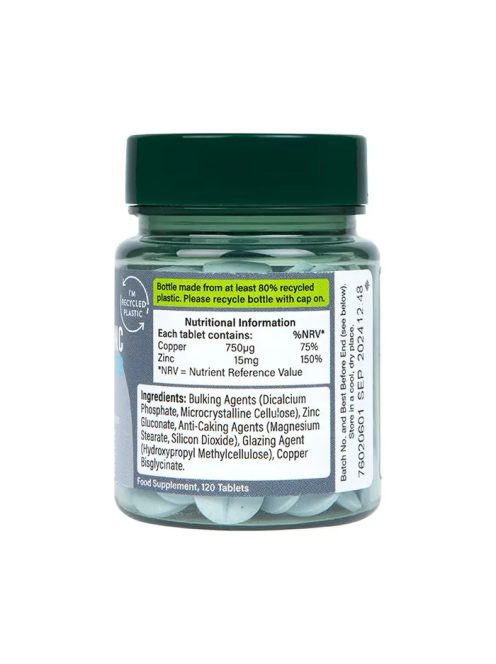 H&B Cink 15 mg+Réz tabletta 120 db 