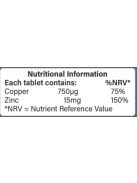 H&B Cink 15 mg+Réz tabletta 120 db 