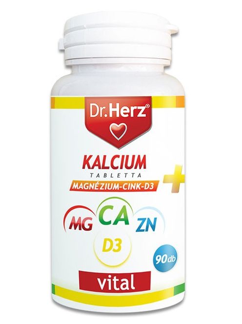 Dr. Herz Kalcium+magnézium+cink+D3 Tabletta 90 db