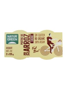 NaturGreen Bio rizspuding, csokoládéval 2*125 g
