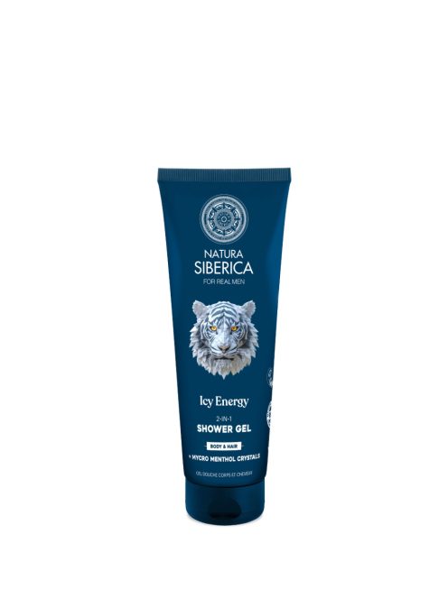 Natura Siberica Ice Energy 2 az 1-ben sampon és tusfürdő gél férfiaknak 200ml