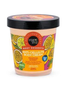   Organic Shop Testápoló krém narancsbőrre Trópusi sorbet 450ml