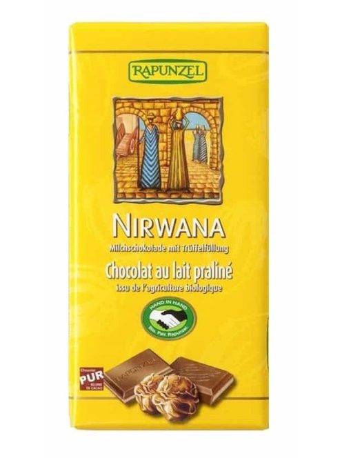 Rapunzel bio nirwana tejcsokoládé 100 g