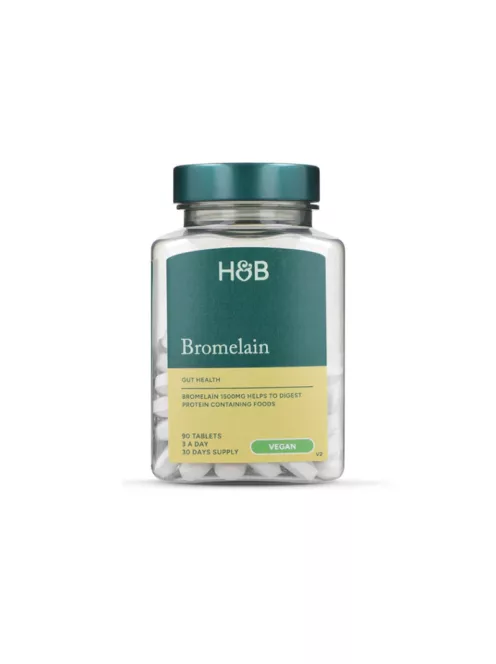H&B Bromelain Enzim tabletta 1500 mg 90 db 