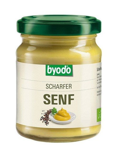 Byodo Bio extra erős mustár 125 ml 