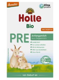   Holle Bio Kecsketej alapú PRE anyatej helyettesítő csecsemőtápszer 400g 