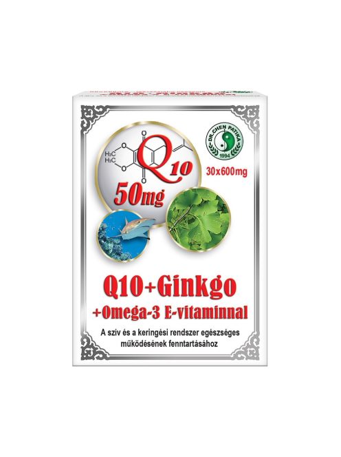 Dr. Chen q10+ginkgo+omega3 kapszula 30 db