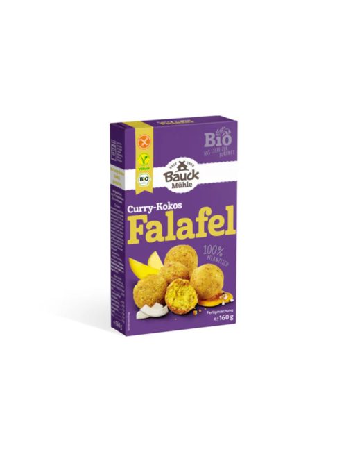 Bauckhof Bio Curry-Kókusz falafel mix Gluténmentes 160g 