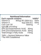 H&B Csukamájolaj kapszula 1000 mg 60 db 