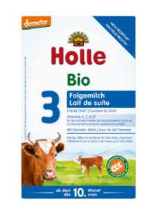 Holle Bio Tehéntej alapú 3-as utótej 600 g