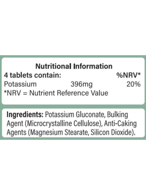 H&B Kálium tabletta 396 mg 120 db 