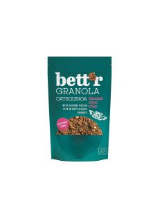 Bett'r Granola mandulás és csoki darabos Bio 300g 