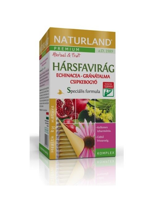 Naturland Tea Hársfavirág-Echinacea-Gránátalma 20 filter