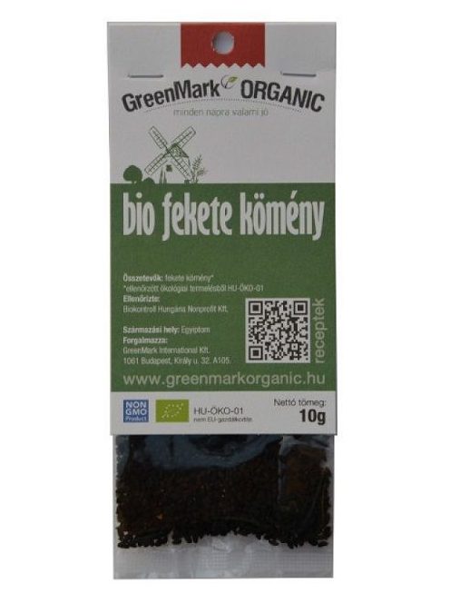 Greenmark Bio Fűszer Fekete Kömény 10 g