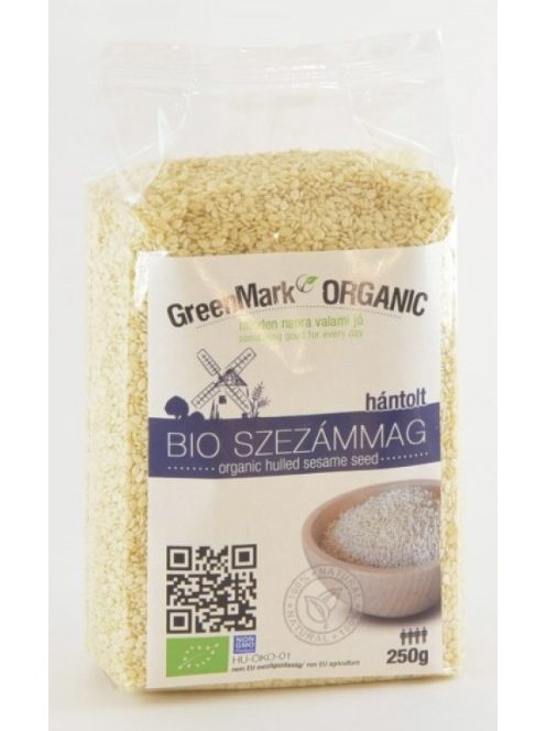 Greenmark Bio Szezámmag Hántolt 250 g