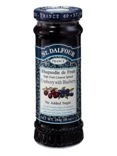   St. Dalfour lekvár francia recept szerint, vörös + kék áfonya 284 g