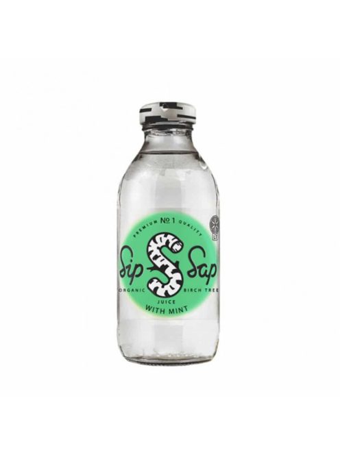 SipSap Bio nyírfavíz menta 330 ml 
