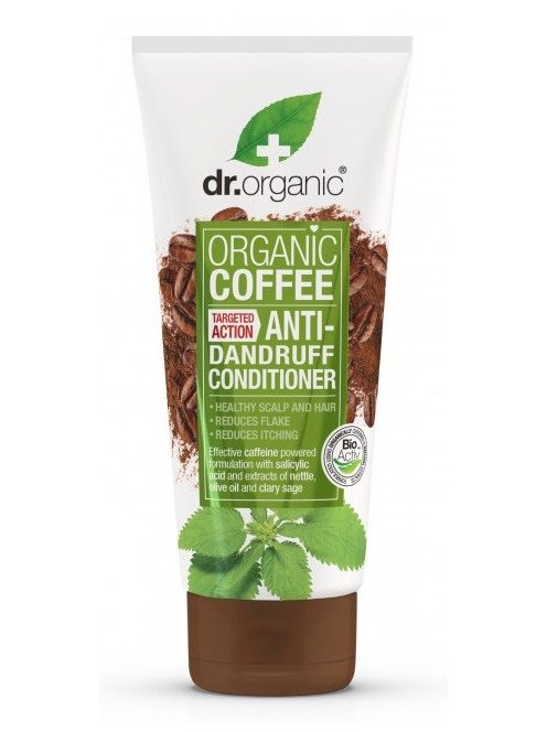 Dr. Organic Korpásodás elleni hajkondicionáló Bio kávéval 200 ml