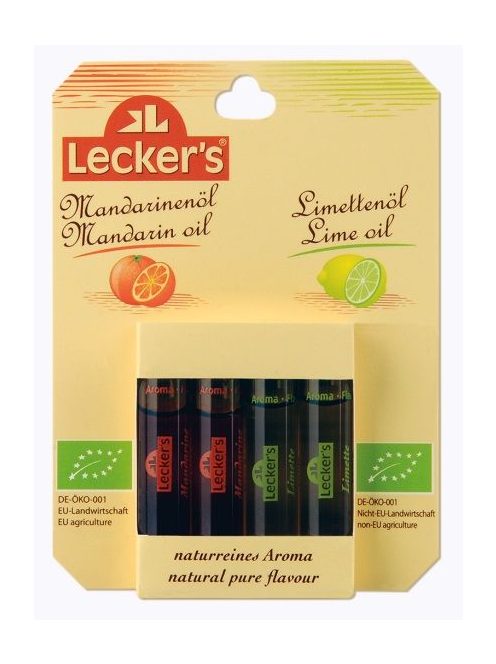 Lecker's Bio Mandarin- és limeolaj 4*2 ml