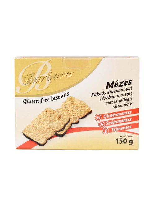 Barbara Mese Mézes Étcsoki gluténmentes Laktózmentes 150 g -- készlet erejéig, a termék lejárati ideje: 2025.01.12