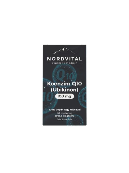 Nordvital Koenzim Q10 (Ubikinon) 60 db kapszula 