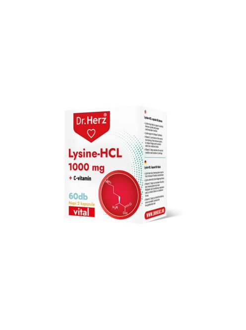 Dr. Herz lysine-hcl+c-vitamin kapszula 60 db
