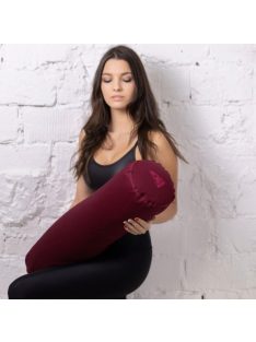   PRANA Standard huzat 70X20 cm yoga hengerhez  - Bordó - CSAK KÜLSŐ HUZAT