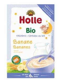Holle Bio tejkásák, banános tejpép (tejkása) 250 g