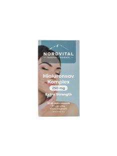Nordvital Hialuronsav komplex 30 db vegán kapszula 