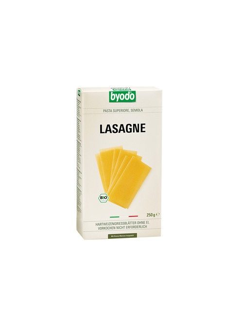 Byodo Bio Tészta, Lasagne, semola 250 g