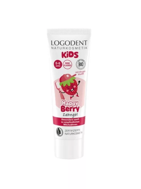 Logona „Happy berry” gyermekfogkrém 75ml