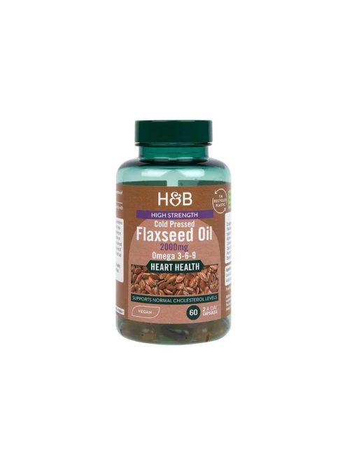 H&B Lenmagolaj softgel 2000 mg 60 db 