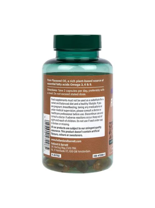 H&B Lenmagolaj softgel 2000 mg 60 db 