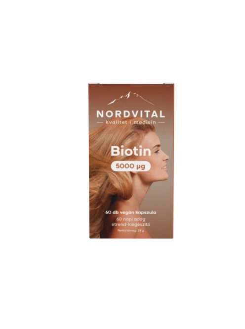 Nordvital Biotin (B7-vitamin) 60 db 
